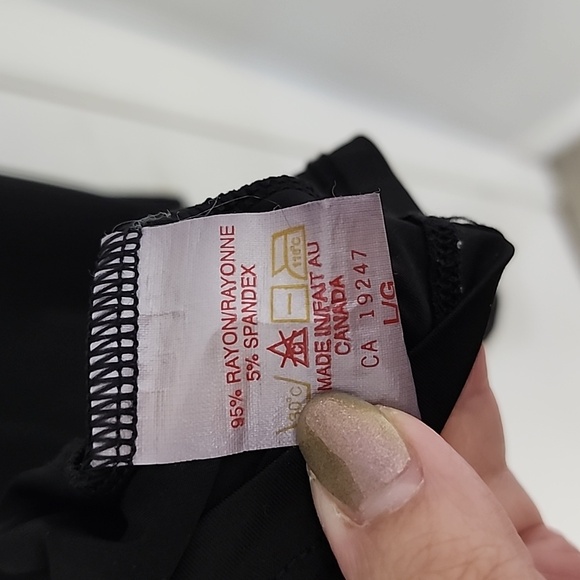 Rk black stretchy sleeveless dress, large - Picture 4 of 4